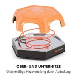 Capricciosa Pizzaofen 1500W Abdeckung Aus Terracotta Warmhaltefunktion -Küchenbedarf Angebote 10032597 de 0007 logo