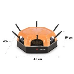 Capricciosa Pizzaofen 1500W Abdeckung Aus Terracotta Warmhaltefunktion -Küchenbedarf Angebote 10032597 yy 0009 logo