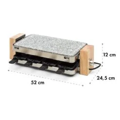 Prime-Rib Raclettegrill 8 Pers. 1500 W Natursteinplatte Edelstahl Holz -Küchenbedarf Angebote 10032695 yy 0007 logo