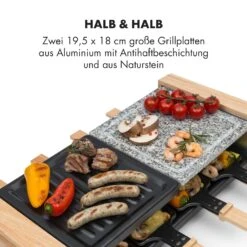 Chateaubriand Nuovo Raclette 1200W Aluminium / Stein 8 Personen Holz -Küchenbedarf Angebote 10032729 de 0003 logo