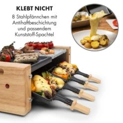 Chateaubriand Nuovo Raclette 1200W Aluminium / Stein 8 Personen Holz -Küchenbedarf Angebote 10032729 de 0004 logo