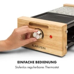 Chateaubriand Nuovo Raclette 1200W Aluminium / Stein 8 Personen Holz -Küchenbedarf Angebote 10032729 de 0005 logo
