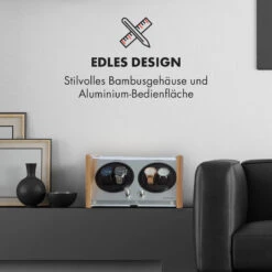 Hanoi 4 Uhrenbeweger, 4 Uhren, 3 Geschwindigkeiten, 4 Modi, Bambus -Küchenbedarf Angebote 10032798 de 0005 logo