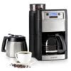 Aromatica II Duo Kaffeemaschine, Integriertes Mahlwerk, 1,25 L Silber -Küchenbedarf Angebote 10032865 yy 0001 titel Klarstein Aromatica II Duo Kaffeemaschine schwarz