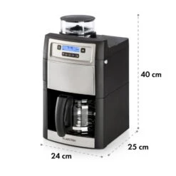 Aromatica II Kaffeemaschine, Mahlwerk, 1,25 L, Silber -Küchenbedarf Angebote 10032872 yy 0011 logo Klarstein Aromatica II Kaffeemaschine silber