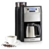 Aromatica II Thermo Kaffeemaschine, Mahlwerk, 1,25 L, Silber -Küchenbedarf Angebote 10032875 yy 0001 titel Klarstein Aromatica II Thermo Kaffeemaschine silber