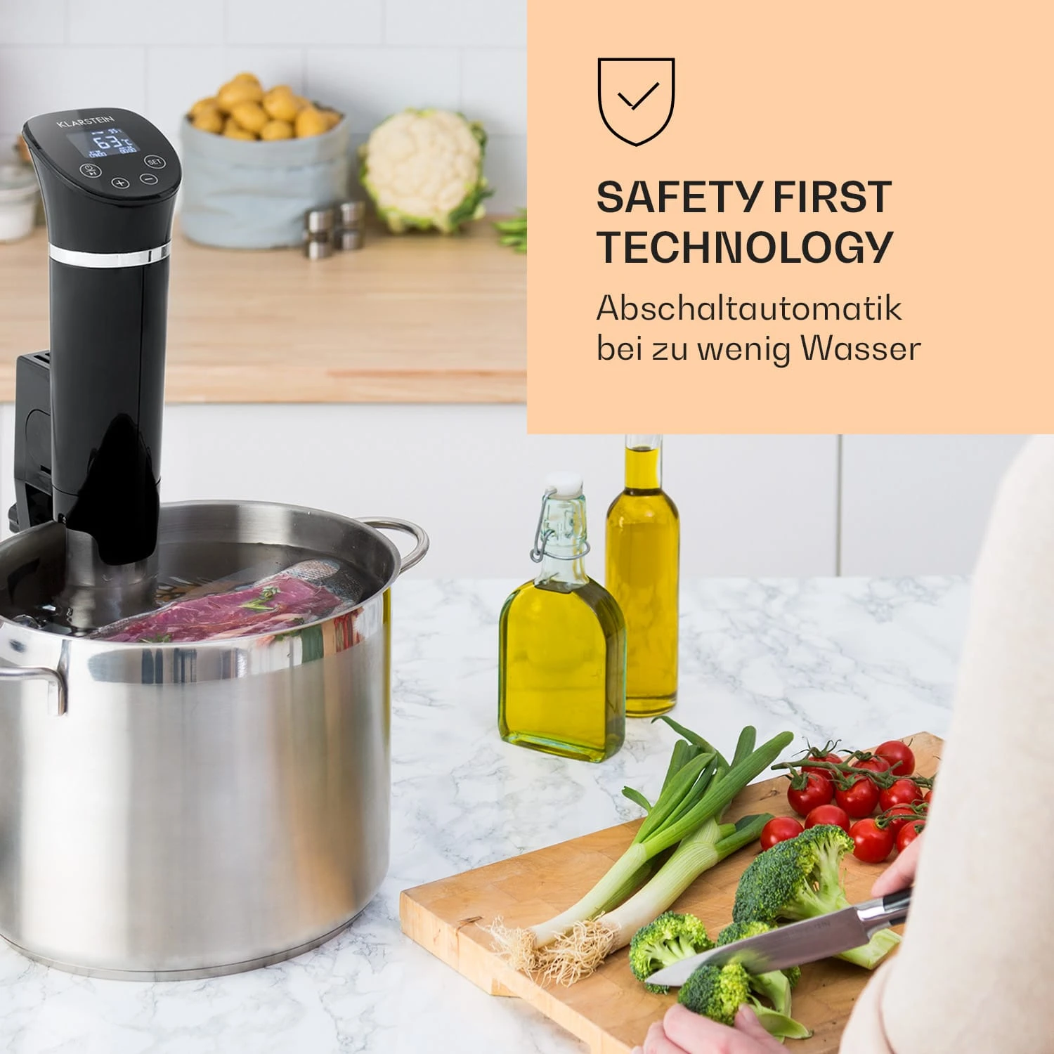 Quickstick Flex 1300W 3D Circulating 0-95 °C IPX7 Timer Schwarz 4 Quickstick Flex 1300W 3D Circulating 0-95 °C IPX7 Timer Schwarz – Bild 2