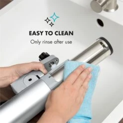 Quickstick Flex 1300W 3D Circulating 0-95 °C IPX7 Timer Silber -Küchenbedarf Angebote 10032906 yy 0009 logo Klarstein Quickstick Flex silber