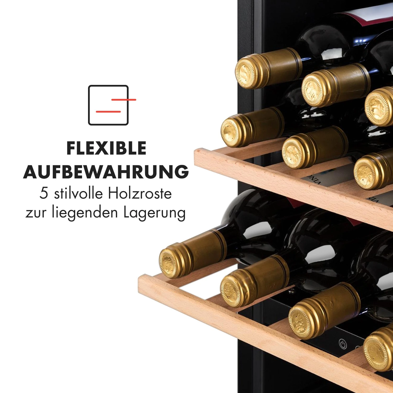 Barossa 102 Duo Weinkühlschrank 102 Fl 226 Ltr 2 Zonen Touch-Steuerung 8 Barossa 102 Duo Weinkühlschrank 102 Fl 226 Ltr 2 Zonen Touch-Steuerung – Bild 6
