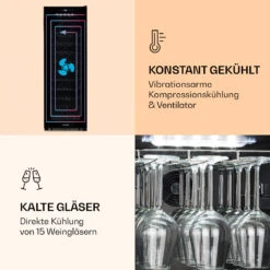 Bellevin 62 Weinkühlschrank 56 Flaschen 5-20°C EEC G -Küchenbedarf Angebote 10032923 de 0005 logo