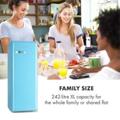 Irene XL Vollraumkühlschrank 240 Liter Retro-Design 13 Irene XL Vollraumkühlschrank 240 Liter Retro-Design -Küchenbedarf Angebote 10032979 uk 0004 logo freezer blue