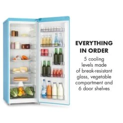 Irene XL Vollraumkühlschrank 240 Liter Retro-Design 14 Irene XL Vollraumkühlschrank 240 Liter Retro-Design -Küchenbedarf Angebote 10032979 uk 0005 logo freezer blue