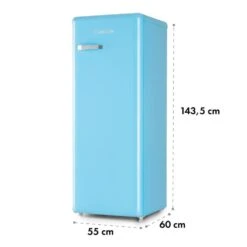 Irene XL Vollraumkühlschrank 240 Liter Retro-Design 15 Irene XL Vollraumkühlschrank 240 Liter Retro-Design -Küchenbedarf Angebote 10032979 yy 0006 logo freezer blue