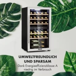 Vinamour 29 Duo Weinkühlschrank 2 Zonen 80L/29 Flaschen 5-22°C Touch 17 Vinamour 29 Duo Weinkühlschrank 2 Zonen 80L/29 Flaschen 5-22°C Touch -Küchenbedarf Angebote 10033083 de 0006 logo