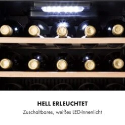 Vinamour 29 Duo Weinkühlschrank 2 Zonen 80L/29 Flaschen 5-22°C Touch 19 Vinamour 29 Duo Weinkühlschrank 2 Zonen 80L/29 Flaschen 5-22°C Touch -Küchenbedarf Angebote 10033083 de 0008 logo