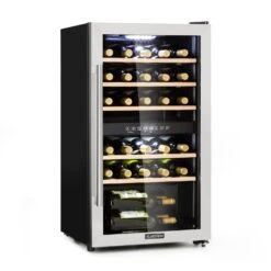 Vinamour 29 Duo Weinkühlschrank 2 Zonen 80L/29 Flaschen 5-22°C Touch
