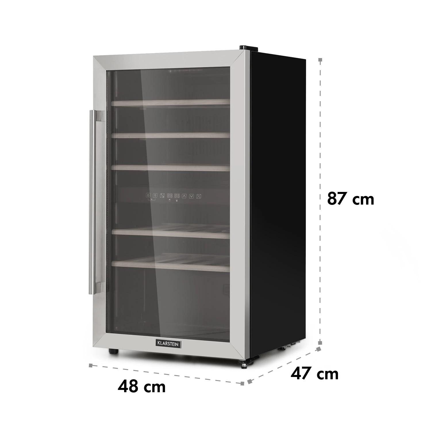 Vinamour 29 Duo Weinkühlschrank 2 Zonen 80L/29 Flaschen 5-22°C Touch 11 Vinamour 29 Duo Weinkühlschrank 2 Zonen 80L/29 Flaschen 5-22°C Touch – Bild 9