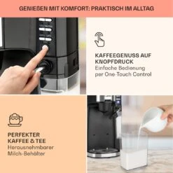 Baristomat 2-in-1-Heißgetränkeautomat Kaffee Tee Milchschaum -Küchenbedarf Angebote 10033138 de 0003 usp