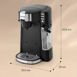 Baristomat 2-in-1-Heißgetränkeautomat Kaffee Tee Milchschaum -Küchenbedarf Angebote 10033138 yy 0008 dimensions