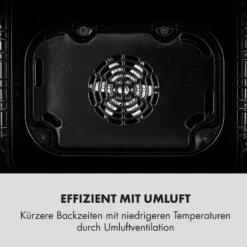 Kalahari Elektrischer Einbaubackofen 2300W 7 Funktionen Schwarz -Küchenbedarf Angebote 10033187 de 0007 logo