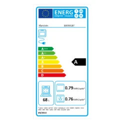 Kalahari Elektrischer Einbaubackofen 2300W 7 Funktionen Schwarz -Küchenbedarf Angebote 10033187 energy label