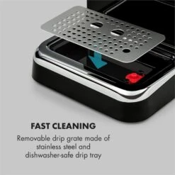 Espressionata Gusto Espressomaschine 1100W 15 Bar Druck Schwarz -Küchenbedarf Angebote 10033209 yy 0006 logo Klarstein Espressionata Gusto Espressomaschine