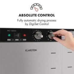 Master Jerky 24 Dörrautomat 5850W 40-90 °C 15h-Timer Edelstahl Silber -Küchenbedarf Angebote 10033214 yy 0003 logo Klarstein Master Jerky 24 Doerrautomat silber