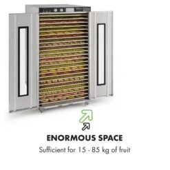 Master Jerky 24 Dörrautomat 5850W 40-90 °C 15h-Timer Edelstahl Silber -Küchenbedarf Angebote 10033214 yy 0007 logo Klarstein Master Jerky 24 Doerrautomat silber