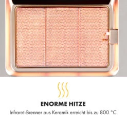 Crossfire Vertikaler Gasgrill 800°C Infrarot-Brenner 12.000 BTU Silber -Küchenbedarf Angebote 10033288 de 0005 logo