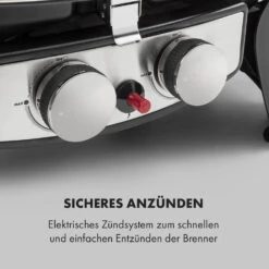 Parforce Duo Gasgrill 2 Brenner 4,4kW 15000BTU 300°C Grau -Küchenbedarf Angebote 10033297 de 0007 logo