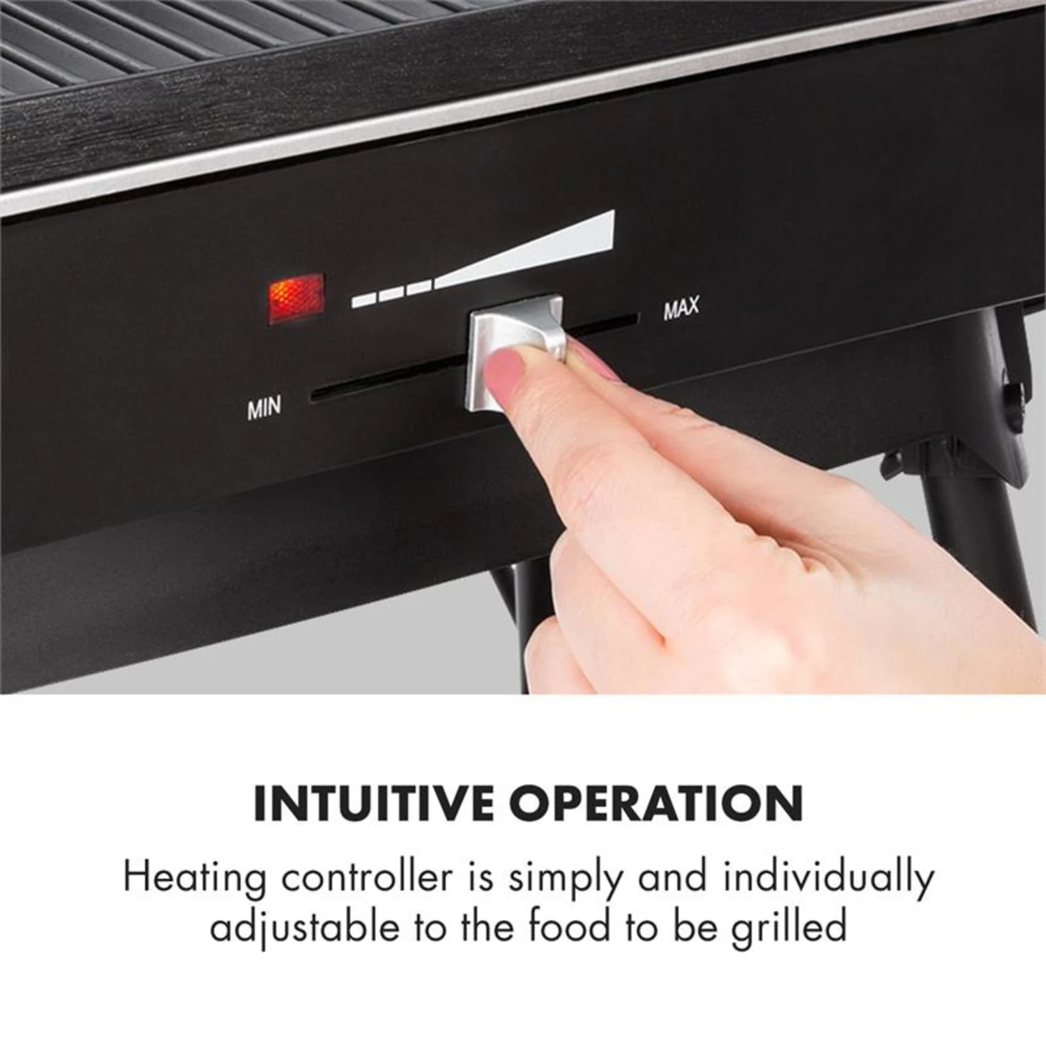 Porterhouse Elektrogrill 2200W Antihaft-Grillfläche Schwarz 9 Porterhouse Elektrogrill 2200W Antihaft-Grillfläche Schwarz – Bild 7