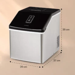 Clearcube Eiswürfelmaschine Klareis 13kg/24h Edelstahl Schwarz -Küchenbedarf Angebote 10033350 yy 0011 dimensions