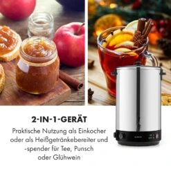 KonfiStar 50 Einkochautomat Getränkespender 2500W 50L Edelstahl -Küchenbedarf Angebote 10033525 de 0007 logo