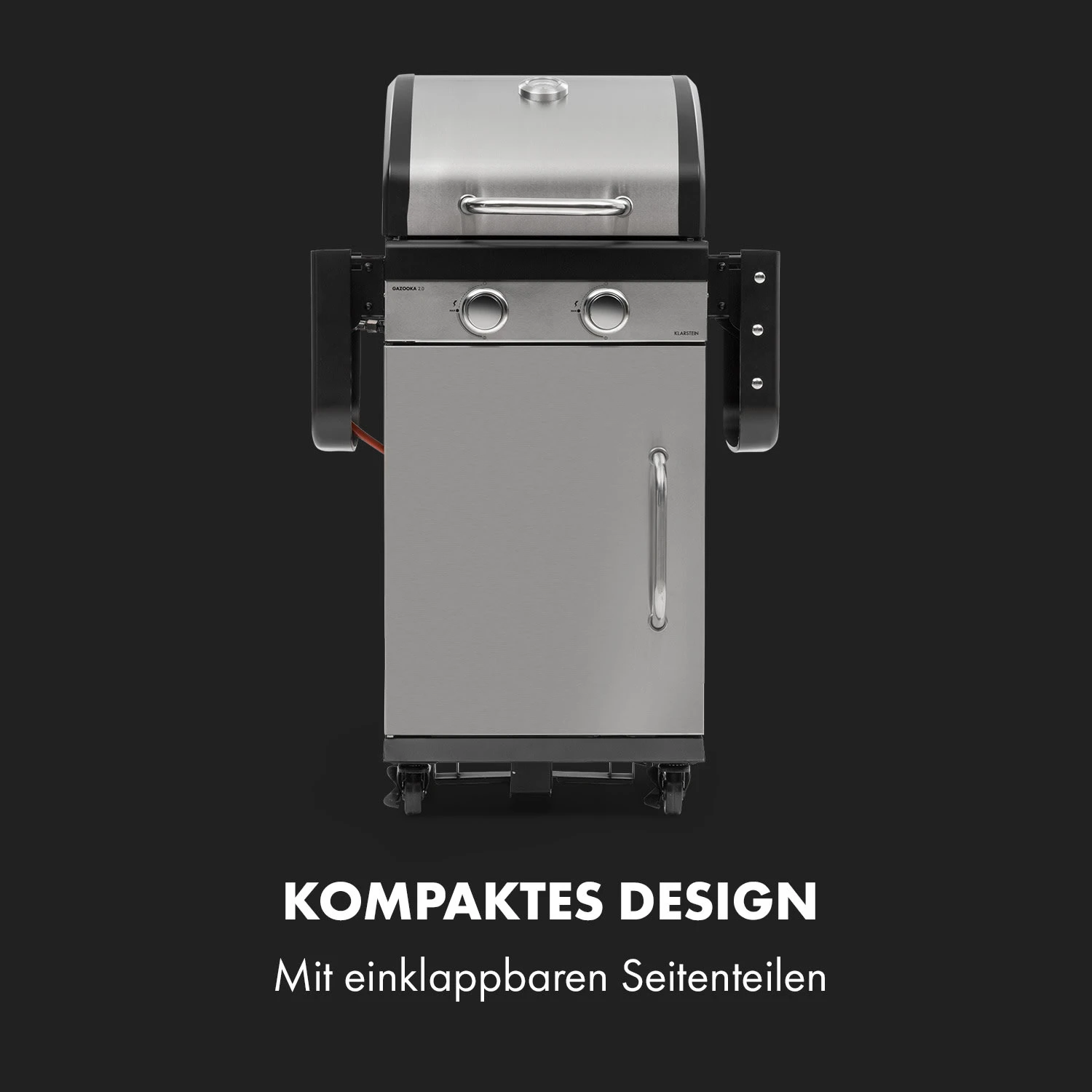 Gazooka 2.0T Gas BBQ Grill 2x3kW Brenner Edelstahl 5 Gazooka 2.0T Gas BBQ Grill 2x3kW Brenner Edelstahl – Bild 3