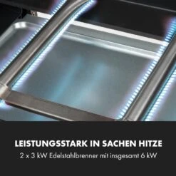 Gazooka 2.0T Gas BBQ Grill 2x3kW Brenner Edelstahl 16 Gazooka 2.0T Gas BBQ Grill 2x3kW Brenner Edelstahl -Küchenbedarf Angebote 10033532 de 0004 logo