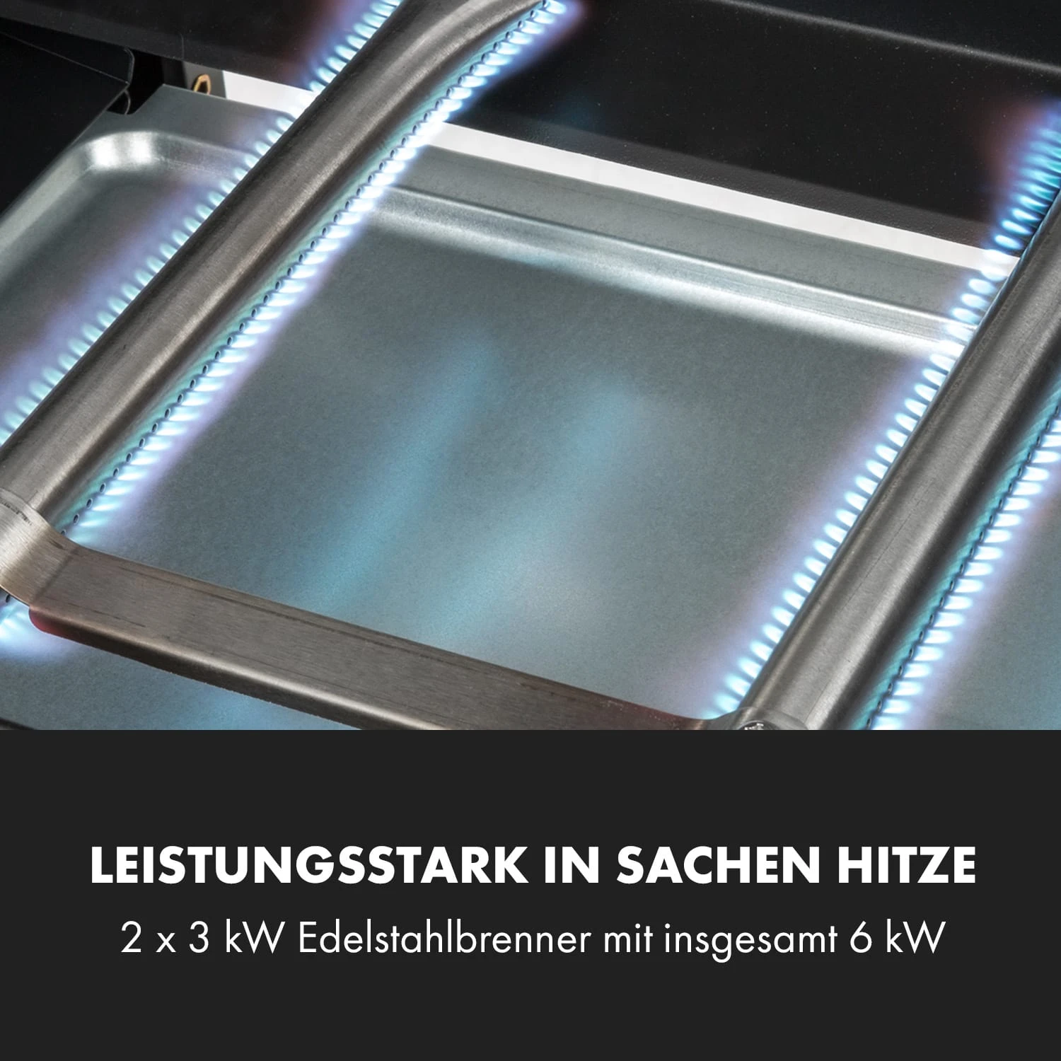 Gazooka 2.0T Gas BBQ Grill 2x3kW Brenner Edelstahl 6 Gazooka 2.0T Gas BBQ Grill 2x3kW Brenner Edelstahl – Bild 4