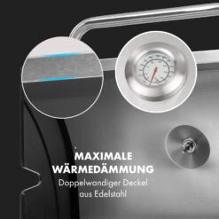 Gazooka 3.0T BBQ Grill 3x3kW Brenner 4 Rollen Edelstahl -Küchenbedarf Angebote 10033533 de 0007 logo