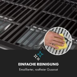 Gazooka 3.0T BBQ Grill 3x3kW Brenner 4 Rollen Edelstahl -Küchenbedarf Angebote 10033533 de 0010 logo