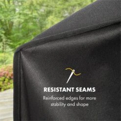 Hot & Hot Wetterschutzhaube 600D Canvas 30/70% PE/PVC Schwarz -Küchenbedarf Angebote 10033537 yy 0004 logo Klarstein Hot and Hot Wetterschutzhaube schwarz