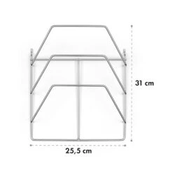 Vendetta 3.0 TI Rack Verchromter Stahl Einfach Anzubringen Zubehör 9 Vendetta 3.0 TI Rack Verchromter Stahl Einfach Anzubringen Zubehör -Küchenbedarf Angebote 10033618 yy 0004 logo Klarstein Vendetta TI Rack