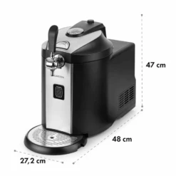 Beerkules Bierzapfanlage 5l Fässer Kompressor 120W Cooling: 4h 23 Beerkules Bierzapfanlage 5l Fässer Kompressor 120W Cooling: 4h -Küchenbedarf Angebote 10033689 yy 0011 logo Klarstein Beerkules Bierzapfanlage schwarz