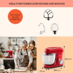 Bella Pico 2G Küchenmaschine 1300W 1,7PS 6 Stufen 5 Liter -Küchenbedarf Angebote 10033801 de 0005 usp