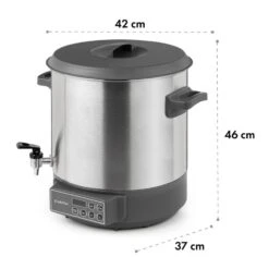 Lady Marmalade Einkochautomat Getränkespender 27L 100°C 12h Edelstahl -Küchenbedarf Angebote 10033825 yy 0010 logo Klarstein Lady Marmalade Einkochautomat