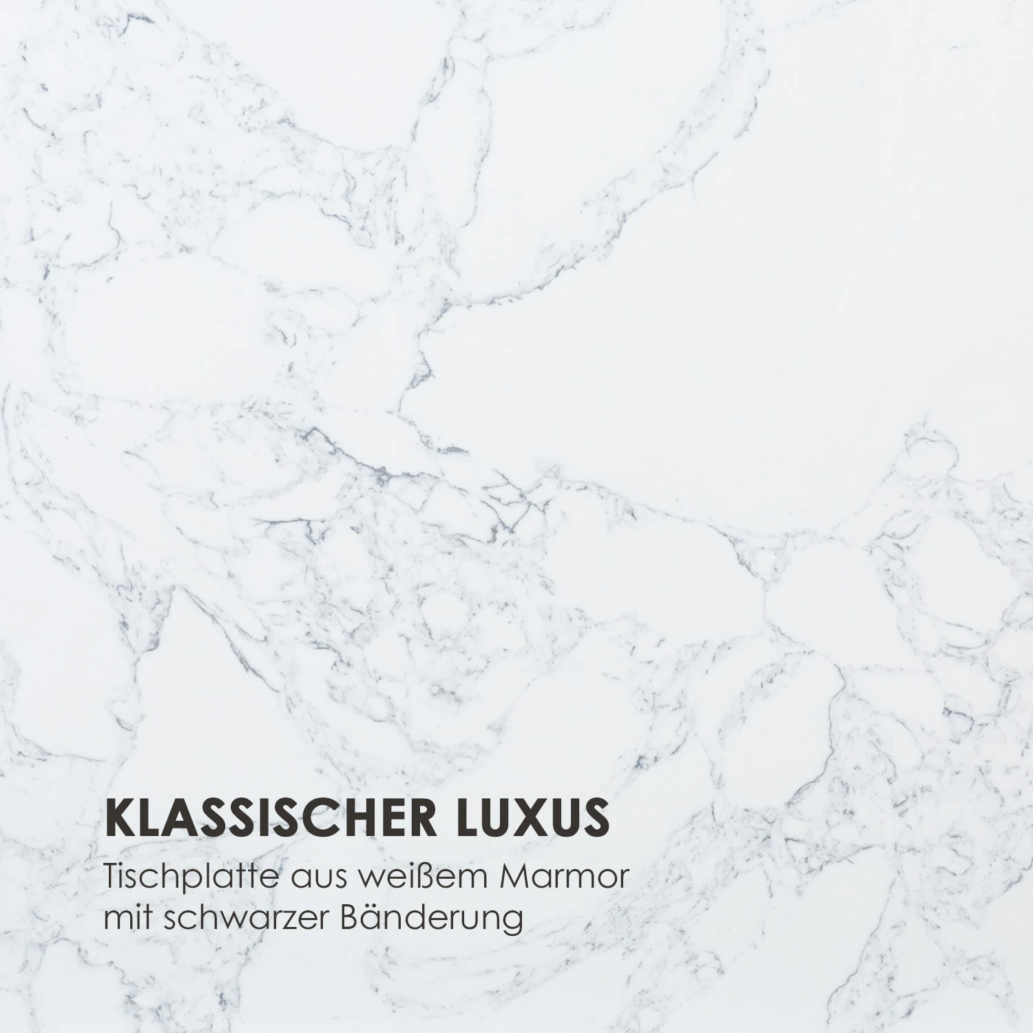 White Pearl I Couchtisch 50x50x50cm (BxHxT) Marmor Gold / Weiß 5 White Pearl I Couchtisch 50x50x50cm (BxHxT) Marmor Gold / Weiß – Bild 3