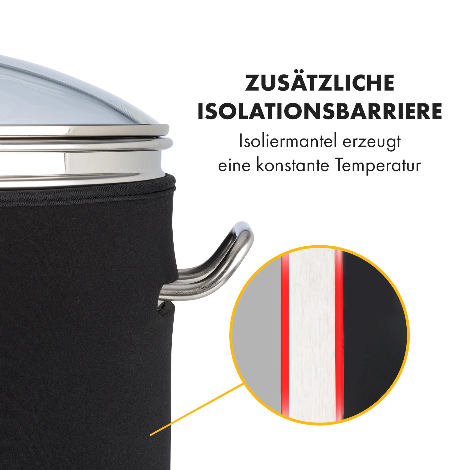 Mundschenk XXL Maischekessel Isoliermantel 50l Zubehör 4 Mundschenk XXL Maischekessel Isoliermantel 50l Zubehör – Bild 2