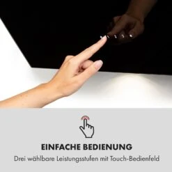 Alina Dunstabzugshaube 90cm 600 M³/h LED-Display Ambientelicht Schwarz -Küchenbedarf Angebote 10034106 de 0004 logo