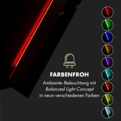 Alina Dunstabzugshaube 90cm 600 M³/h LED-Display Ambientelicht Schwarz -Küchenbedarf Angebote 10034106 de 0006 logo