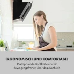 Alina Dunstabzugshaube 90cm 600 M³/h LED-Display Ambientelicht Schwarz -Küchenbedarf Angebote 10034106 de 0008 logo