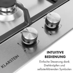 Ignito Domino Gaskochfeld 2-flammig Sabaf-Brenner Edelstahl Silber -Küchenbedarf Angebote 10034108 de 0004 logo