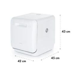 Aquatica Geschirrspüler Freistehend Installationsfrei 2 Gedecke 860W 22 Aquatica Geschirrspüler Freistehend Installationsfrei 2 Gedecke 860W -Küchenbedarf Angebote 10034126 yy 0010 logo Klarstein Aquatica Geschirrspueler weiss